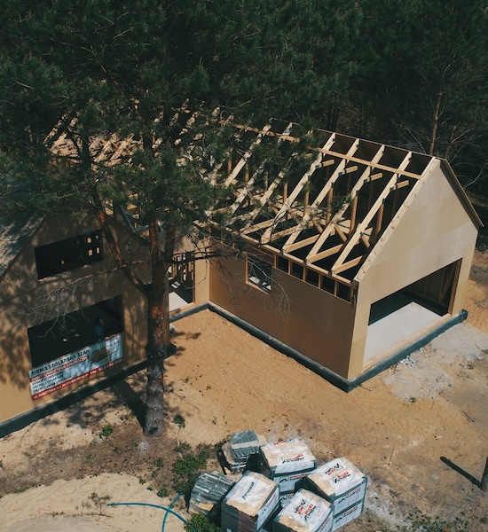 Konstrukcja budowlana wykonana przez SZAH Firma Stolarska